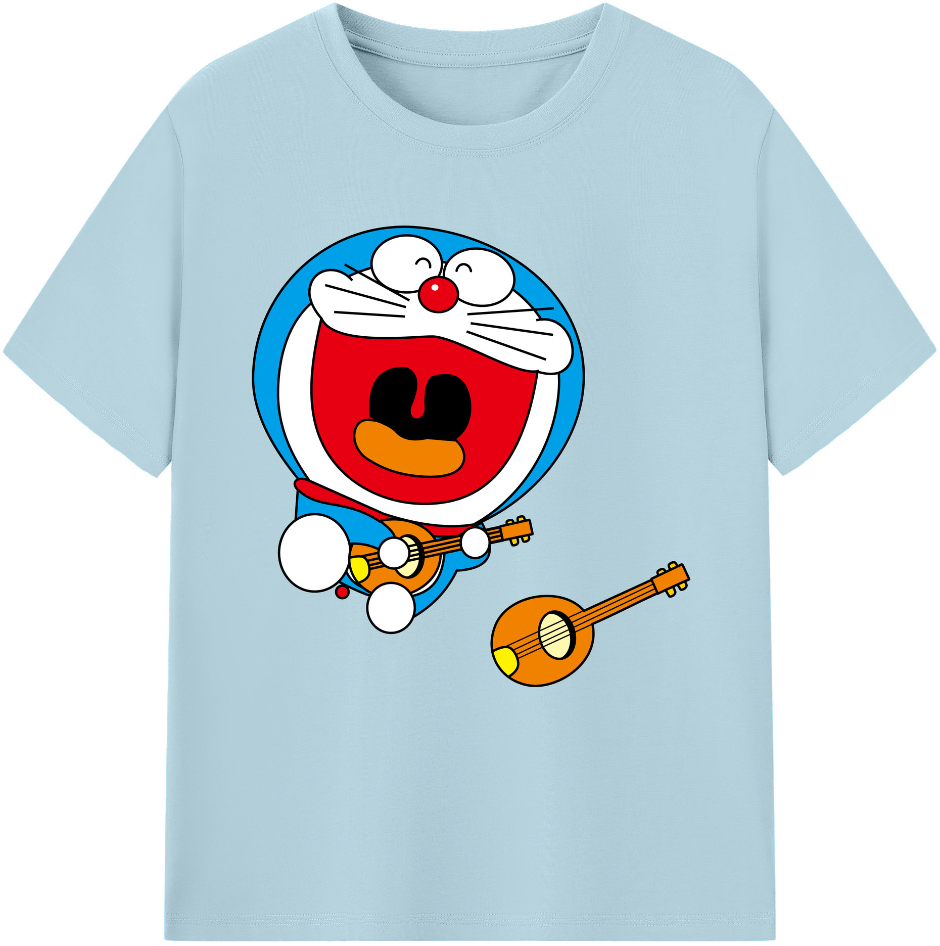 （画像用） ドラえもん Doraemon 綿100％半袖Tシャツ（フロントプリント）